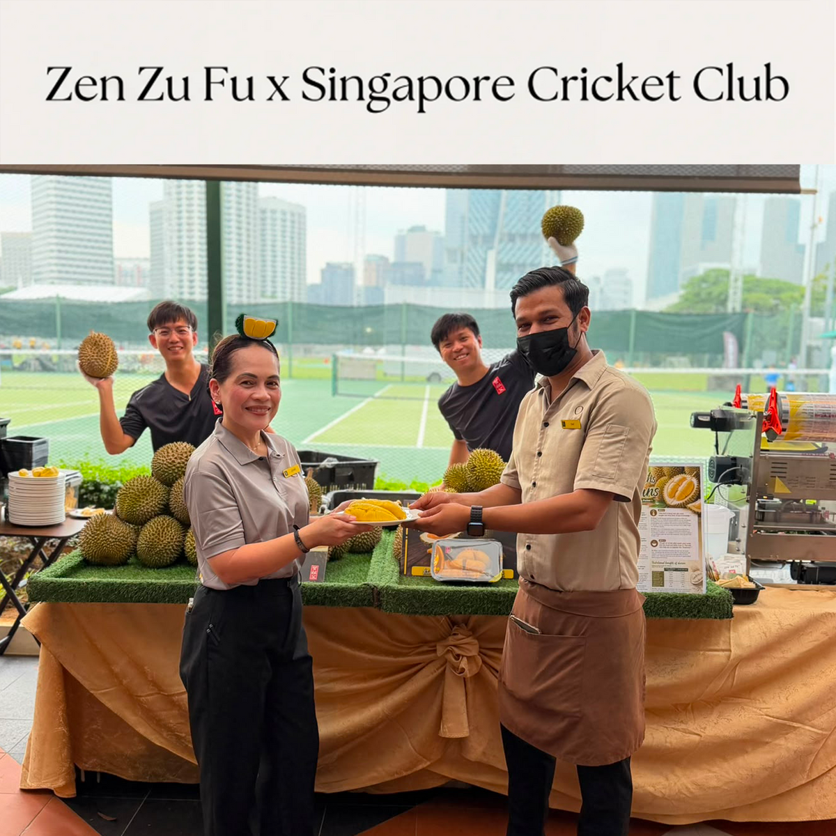 Singapore Cricket Club × Zen Zu Fu Durians (2026) — Exclusive Member Durian Buffet